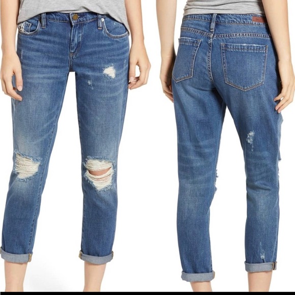 Blank Nyc The Ludlow Smart Aleck Crop Girlfriend Jean 03YL1385 SZ 29 Mom jeans - Picture 3 of 16